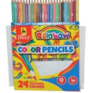 deer rainbow colour pencils