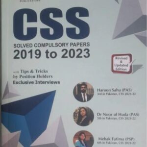 CSS Solved Papers 2019 - 2023